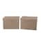 Household Essentials Canvas Storage Boxes with Lids, 2ct.
